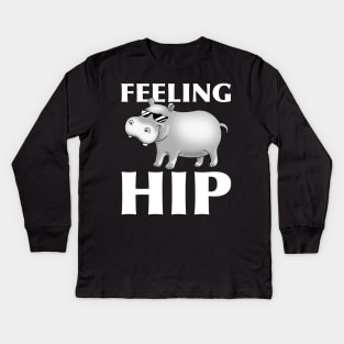 FEELING HIP Kids Long Sleeve T-Shirt